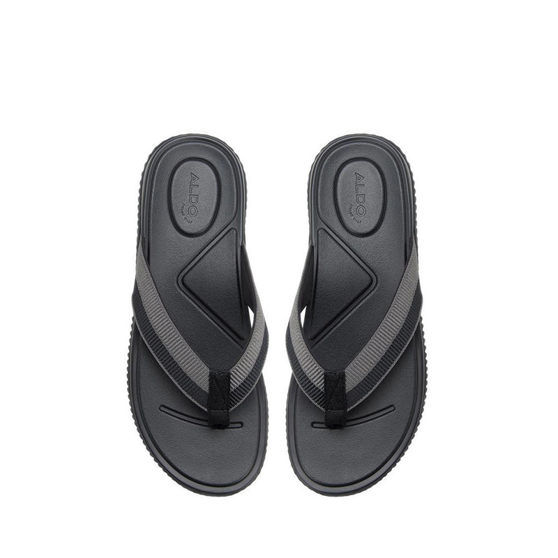SAINZ FLAT SANDALS - BLACK
