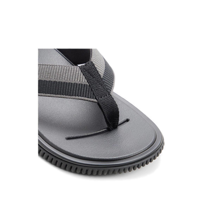 SAINZ FLAT SANDALS - BLACK