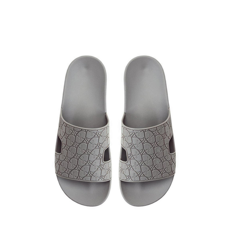 OSKAR FLAT SANDALS - LIGHT GREY