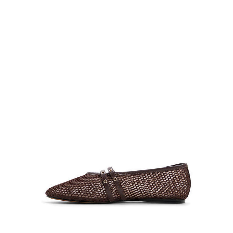 ULELIBAEN BALLERINAS & MARY JANES - DARK BROWN