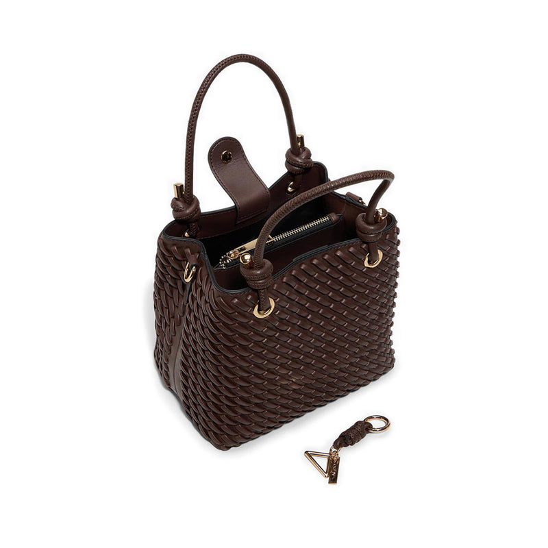 WOVENLILY SATCHEL - BROWN