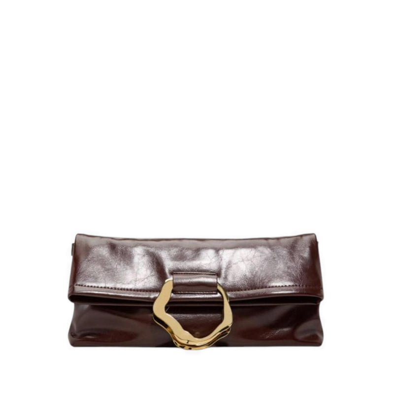 ZALINYA CLUTCH - BROWN