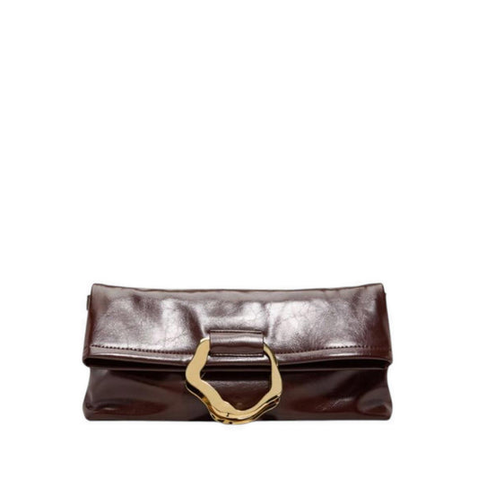 ZALINYA CLUTCH - BROWN