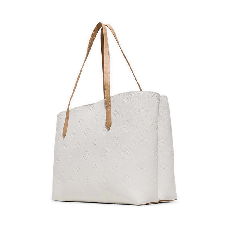 YSABELLE LAPTOP BAG - WHITE COMBO