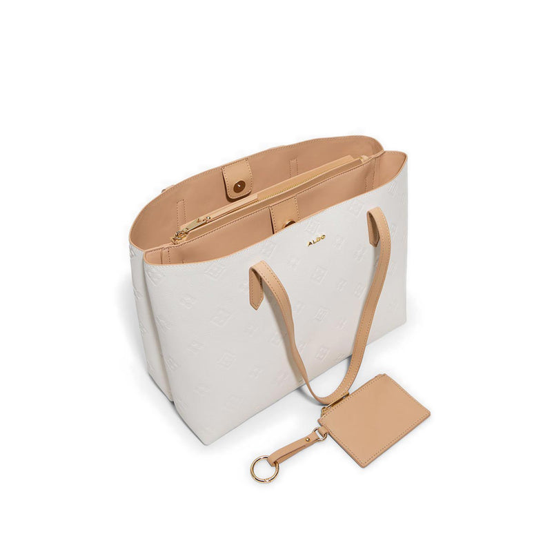YSABELLE LAPTOP BAG - WHITE COMBO