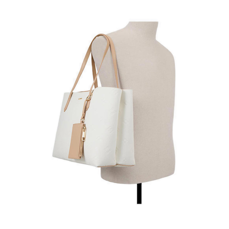 YSABELLE LAPTOP BAG - WHITE COMBO