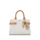 LISBONNE SATCHEL - BONE MULTI