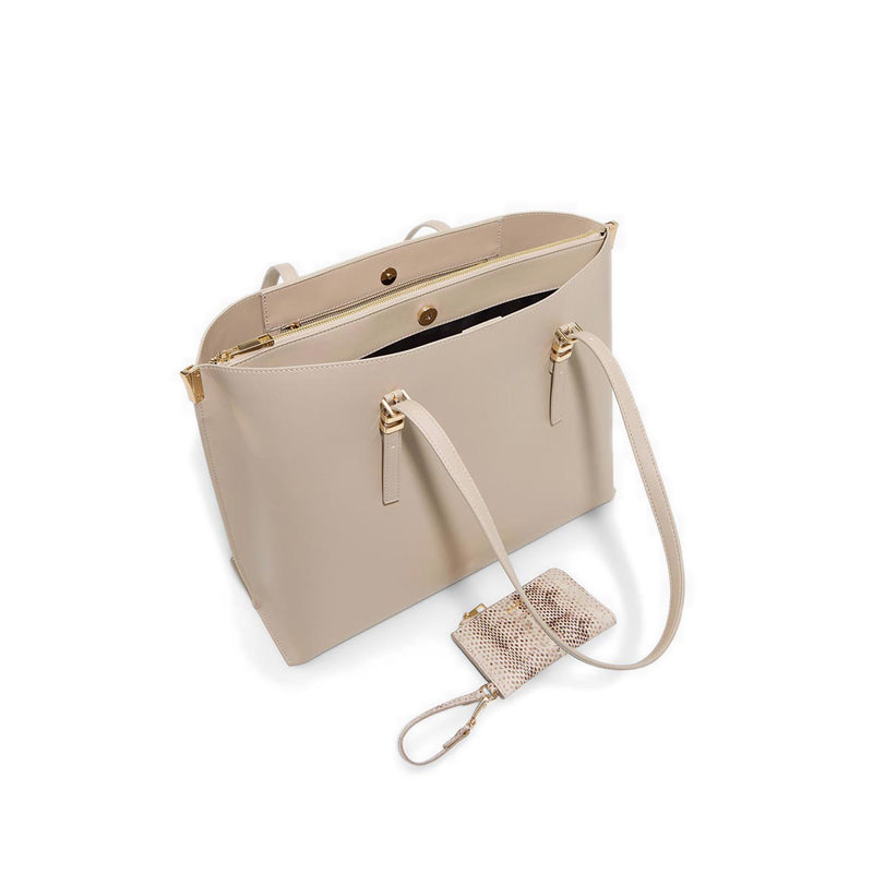 ELANORIA LAPTOP BAG - TAUPE