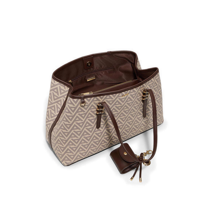 ISEDRA SATCHEL - Brown Primary  -  Multi
