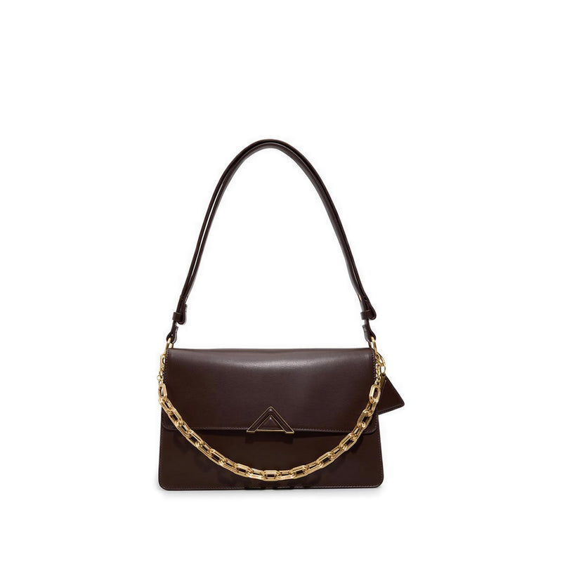 LUXEBAG SHOULDER BAG - BROWN