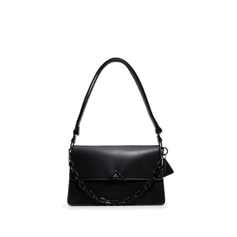 LUXEBAG SHOULDER BAG - BLACK/BLACK