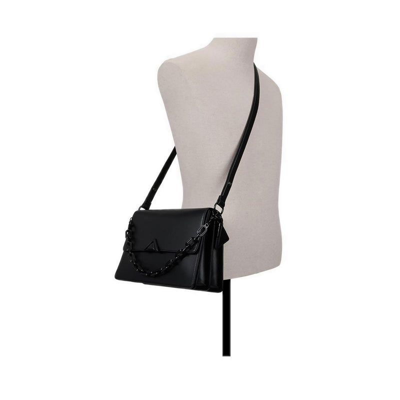 LUXEBAG SHOULDER BAG - BLACK/BLACK