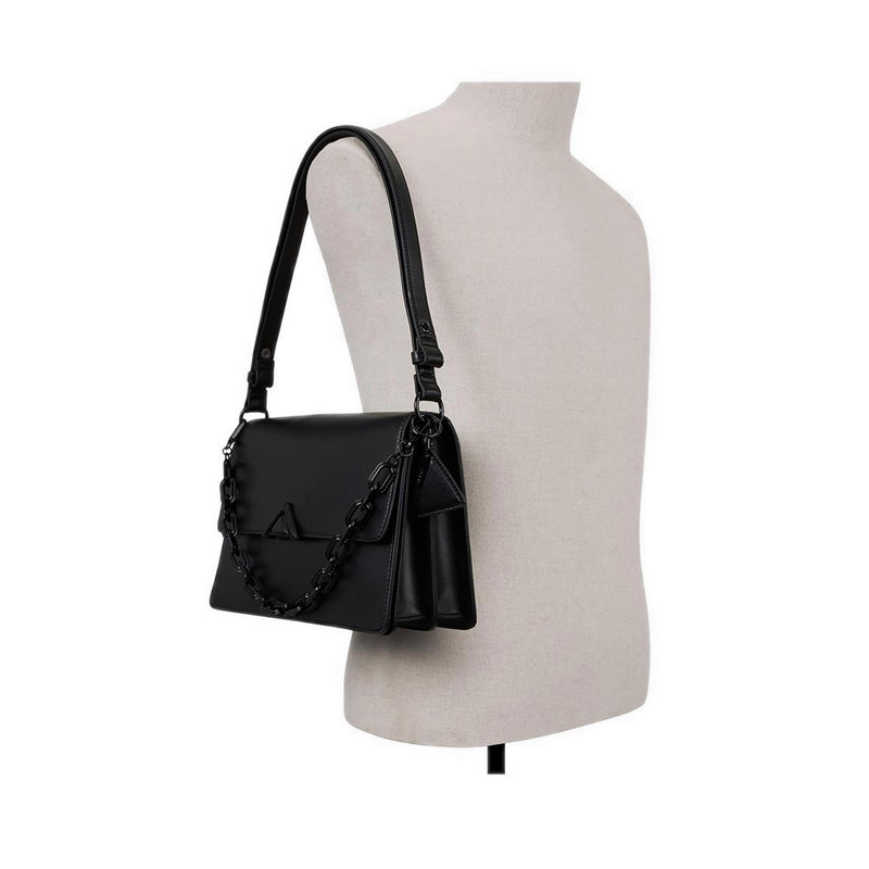 LUXEBAG SHOULDER BAG - BLACK/BLACK