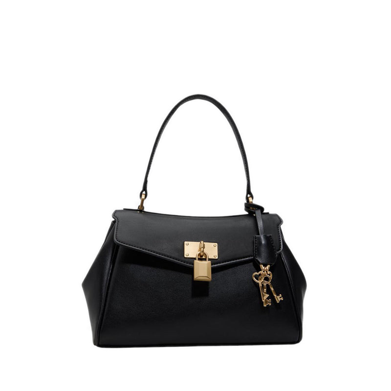 HEARTKEEPERMAX SATCHEL - BLACK OVERFLOW