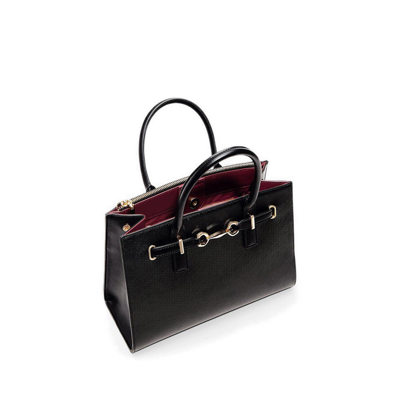 EVIELYNE SATCHEL - BLACK