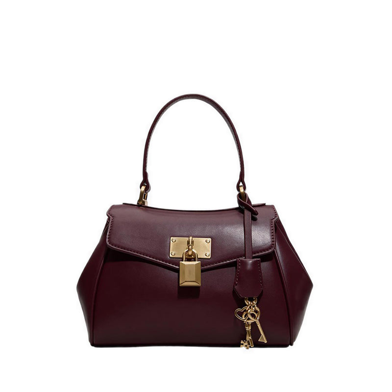 HEARTKEEPERMID SATCHEL - BORDO