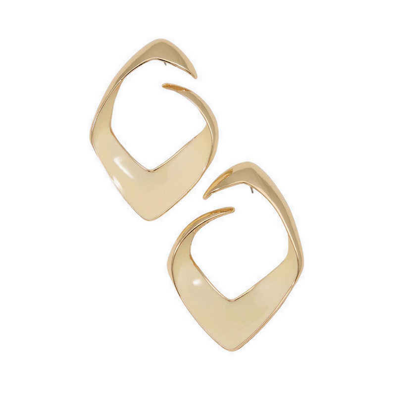 GEOLIARI EARRINGS - MEDIUM BEIGE