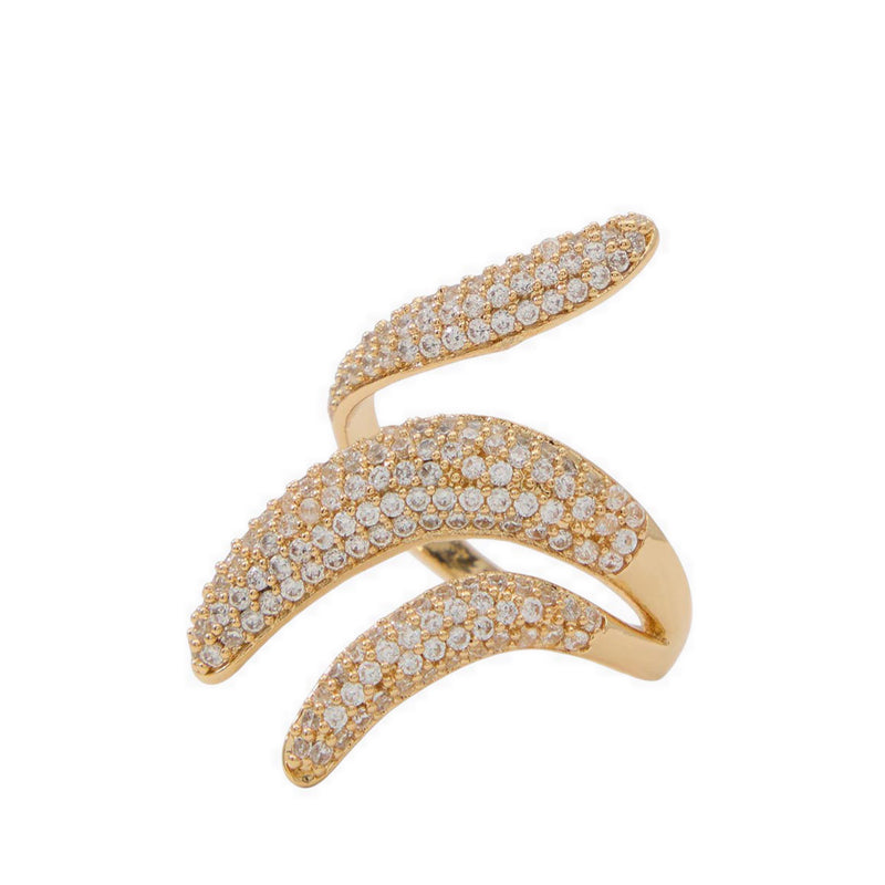 EDENE RINGS - GOLD/CLEAR MULTI