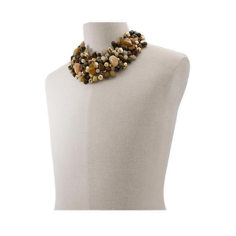 ARVANY NECKLACES - LIGHT BROWN