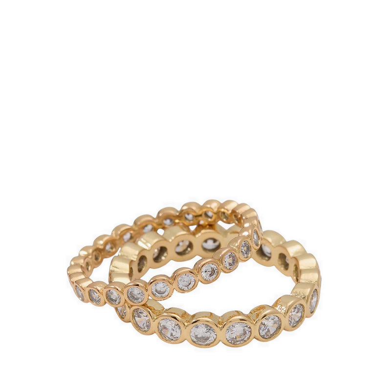 ECLORA RINGS - GOLD/CLEAR MULTI