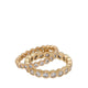 ECLORA RINGS - GOLD/CLEAR MULTI