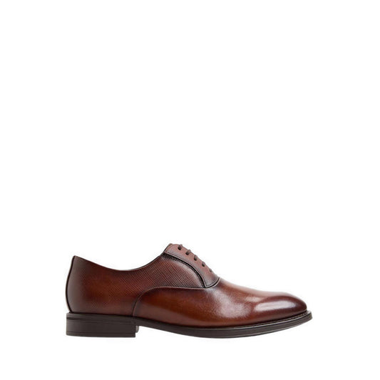 SANTINO LACE UPS - MEDIUM BROWN