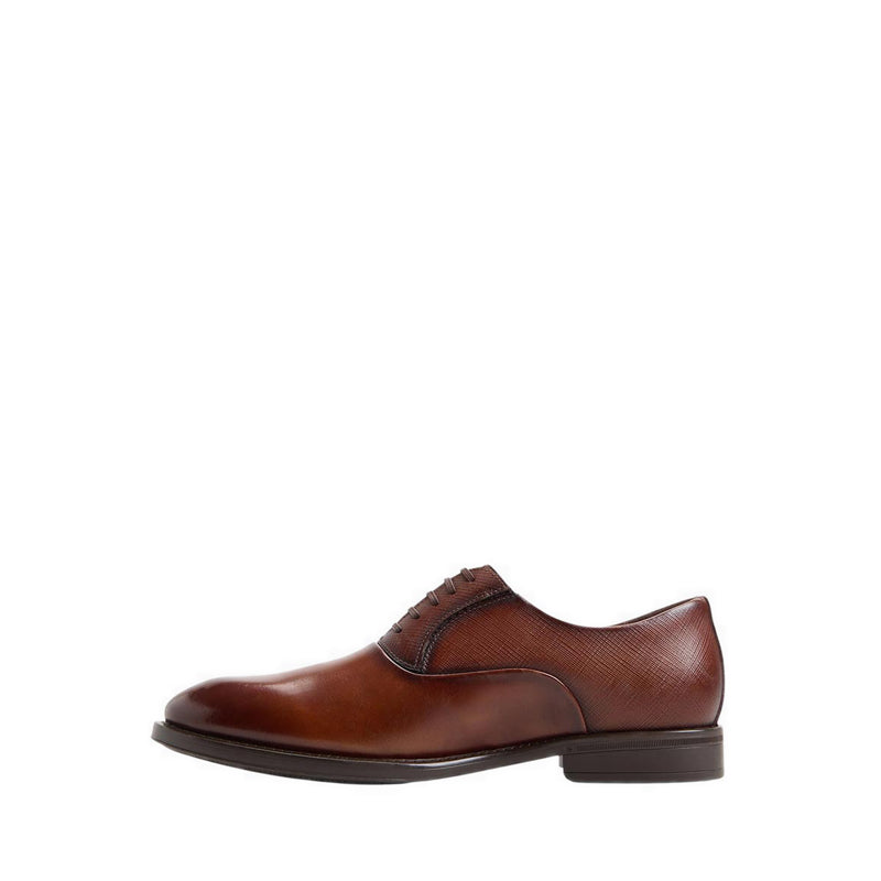 SANTINO LACE UPS - MEDIUM BROWN