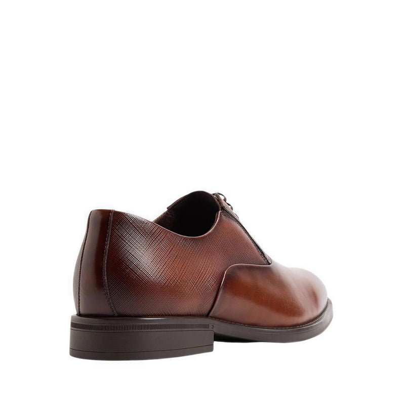 SANTINO LACE UPS - MEDIUM BROWN