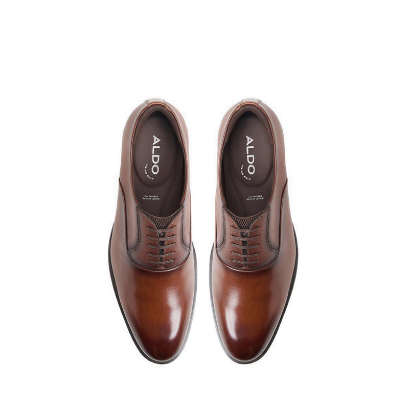 SANTINO LACE UPS - MEDIUM BROWN