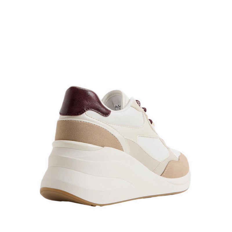ASIEJAN WEDGE SNEAKERS - TAN COMBO