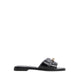 FRANCEA FLAT SANDALS - BLACK