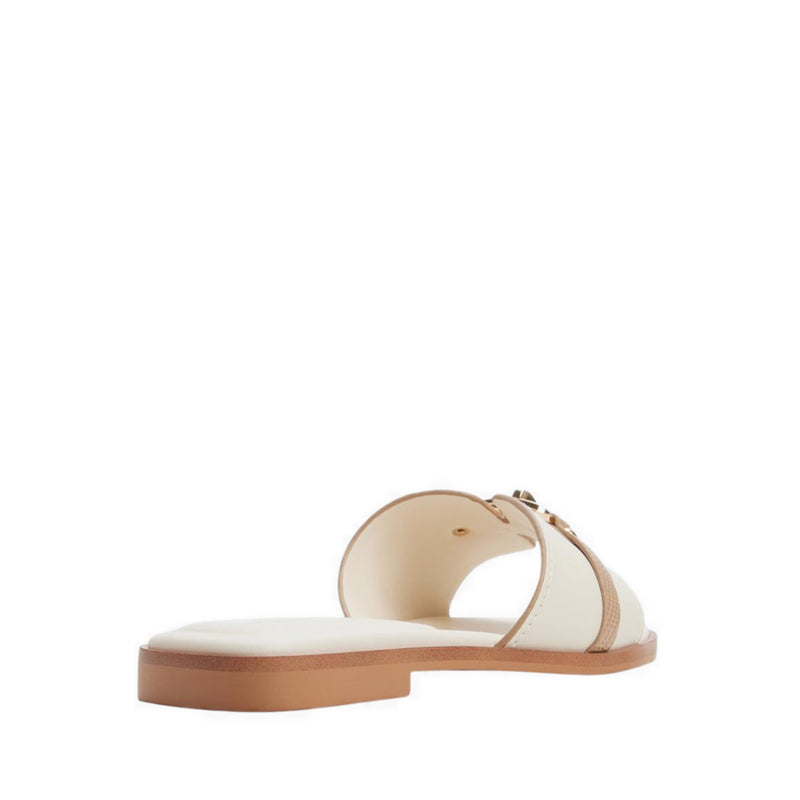 FRANCEA FLAT SANDALS - CREAM