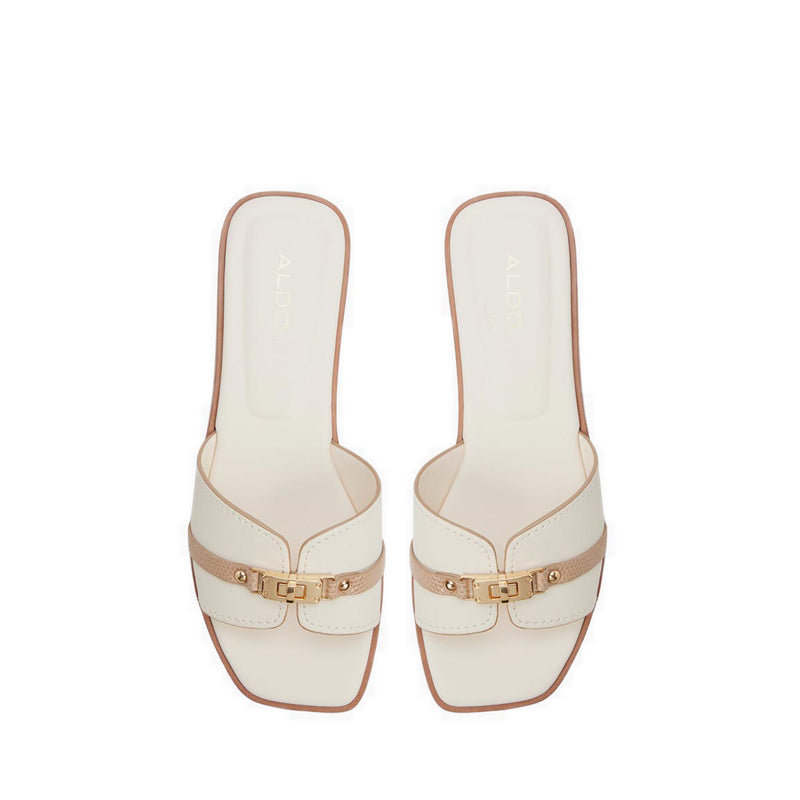FRANCEA FLAT SANDALS - CREAM