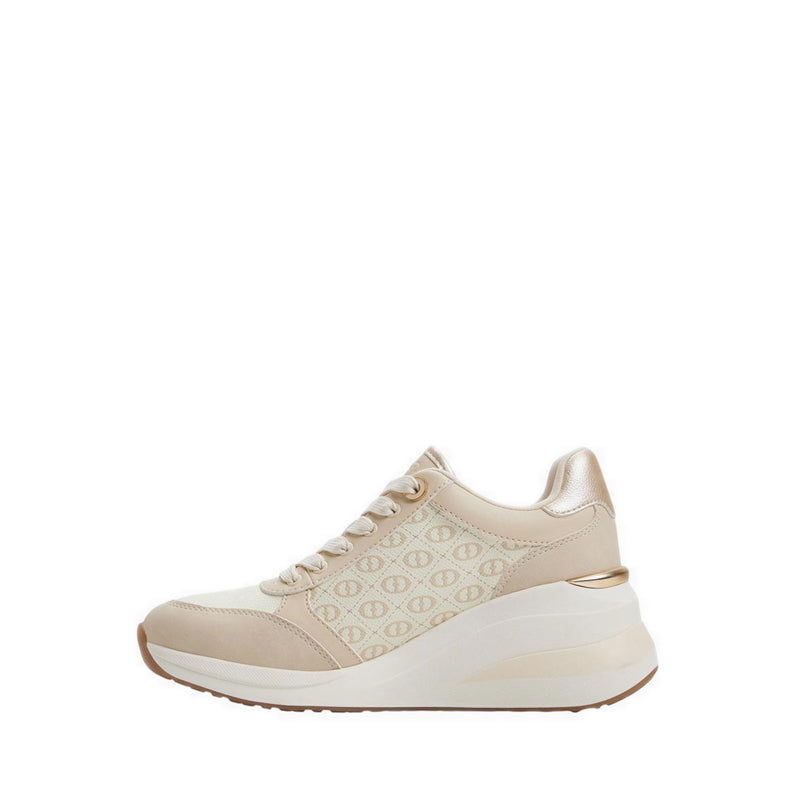 CAMBAY WEDGE SNEAKERS - BONE