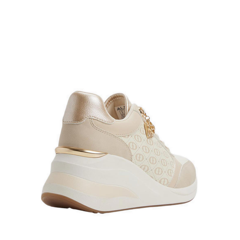 CAMBAY WEDGE SNEAKERS - BONE