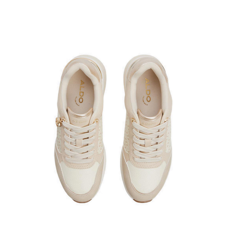 CAMBAY WEDGE SNEAKERS - BONE