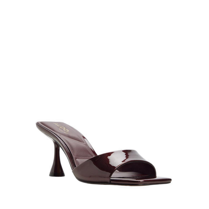 ALATHIA HEELED SANDALS - DARK BROWN