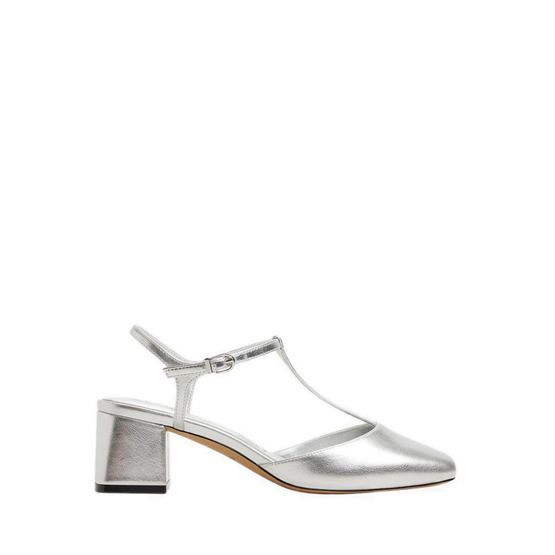 BIANNA HEELED SHOES - SILVER
