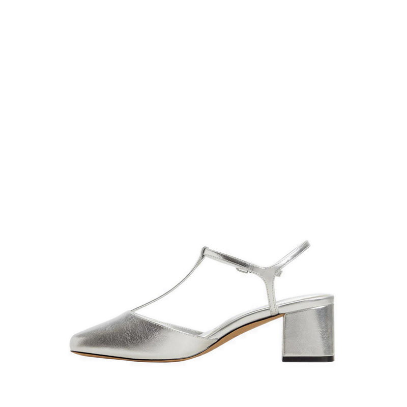 BIANNA HEELED SHOES - SILVER