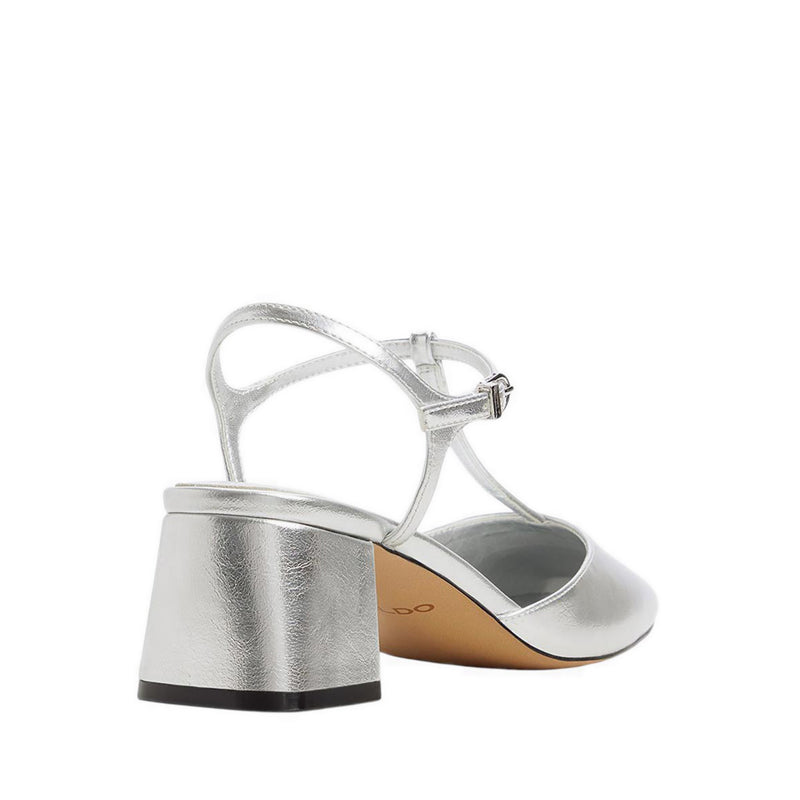 BIANNA HEELED SHOES - SILVER