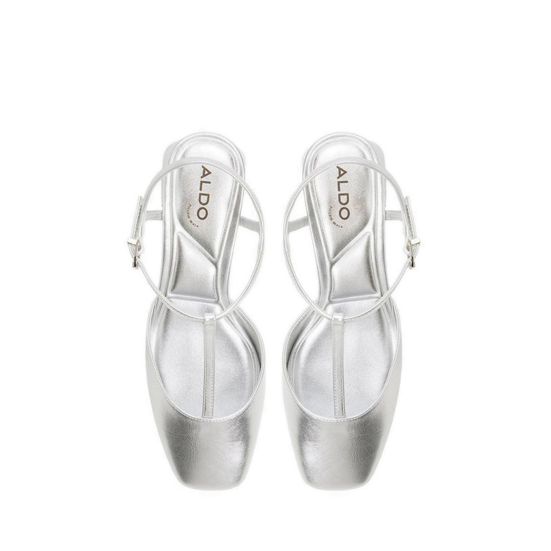 BIANNA HEELED SHOES - SILVER