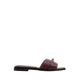 FRANCEA FLAT SANDALS - BORDO