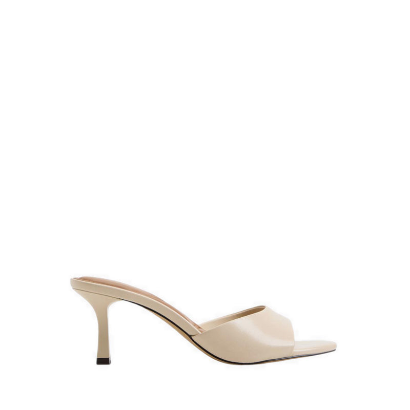 ANNABERAEN HEELED SANDALS - CREAM