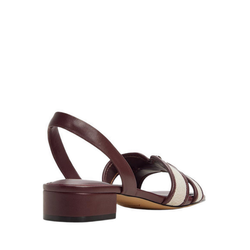 JAVAMINAR HEELED SANDALS - BORDO
