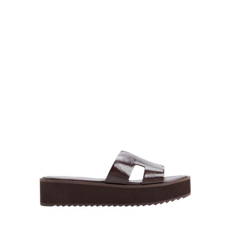 ANAYELIE BEACH SANDALS - DARK BROWN