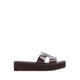 ANAYELIE BEACH SANDALS - DARK BROWN
