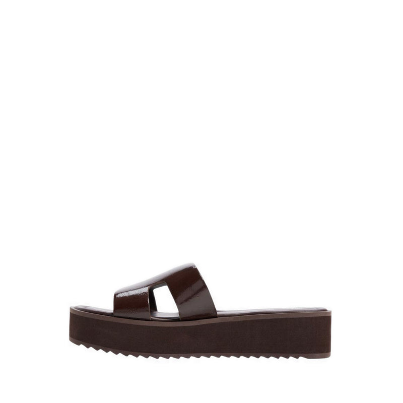 ANAYELIE BEACH SANDALS - DARK BROWN