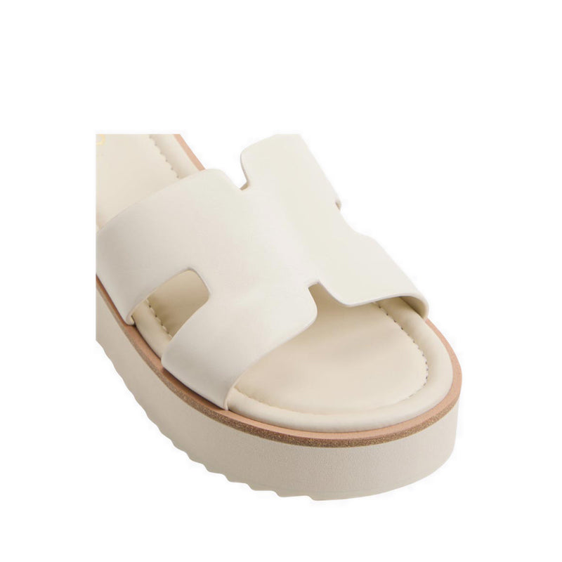 ANAYELIE BEACH SANDALS - WHITE/BONE