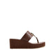 PENELOPY BEACH SANDALS - DARK BROWN