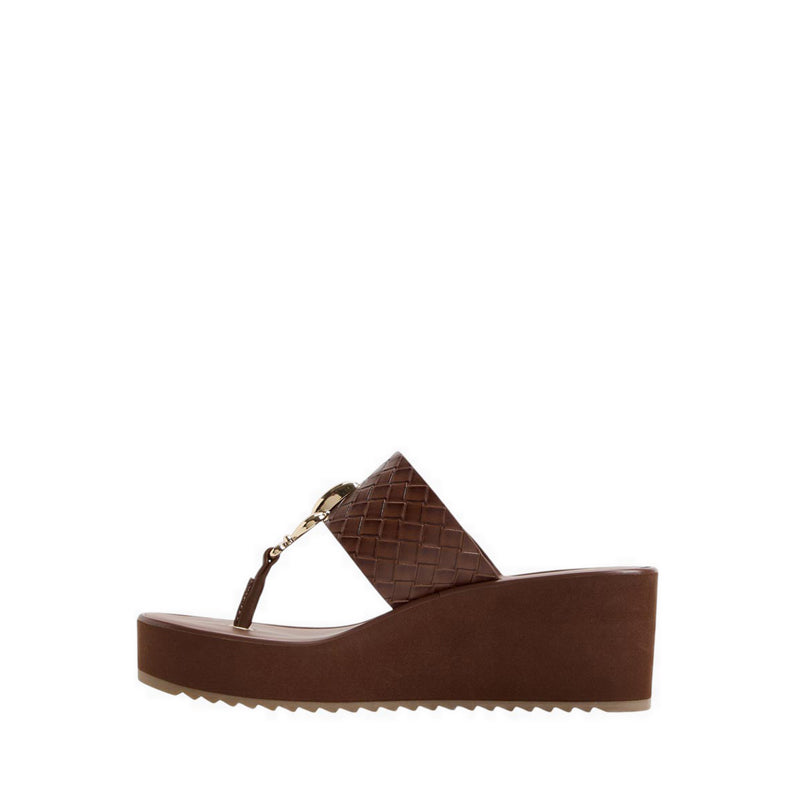 PENELOPY BEACH SANDALS - DARK BROWN